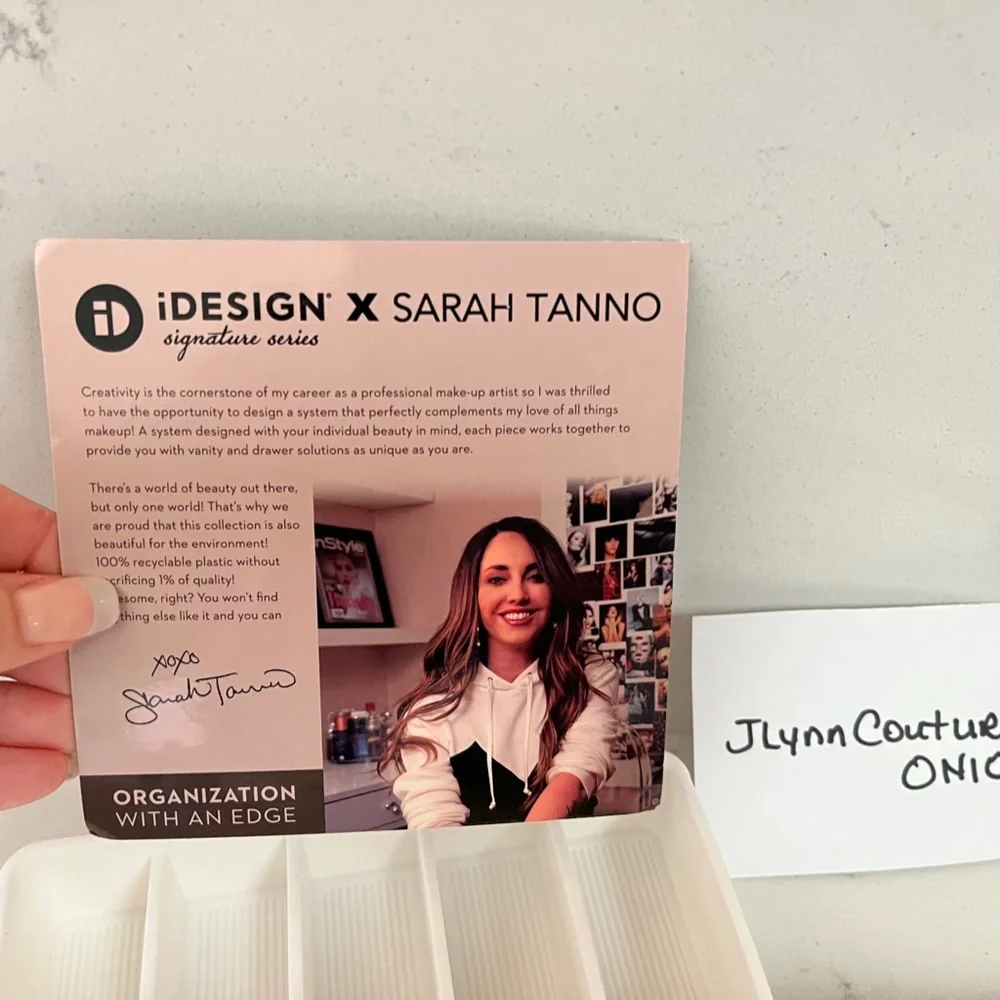 NEW I-Design Sarah Tanno Signature series Organizer, New makeup organizer